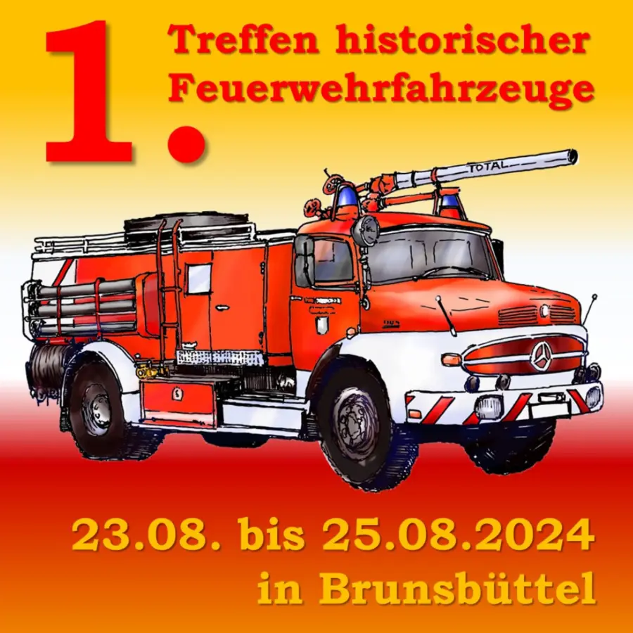Ankündigung Treffen historischer Feuerwehrfahrzeuge