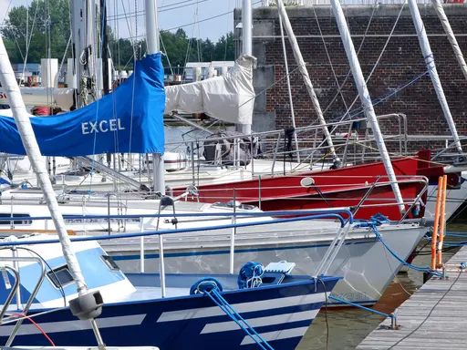 Segelboote im Seglerhafen