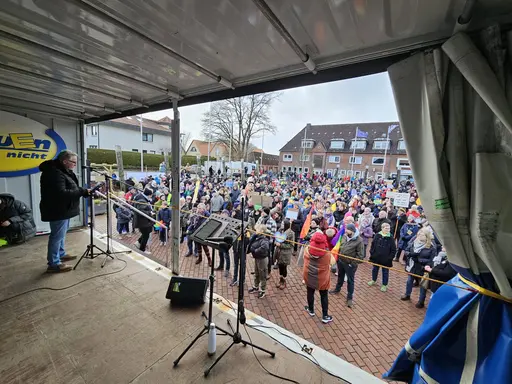 Bühne auf dem Rathausplatz