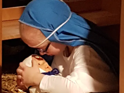 Krippe beim Weihnachtsmusical