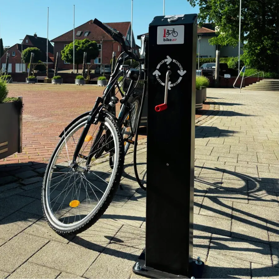 Fahrradpumpstation am Rathausplatz
