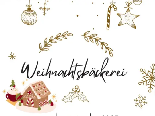 Ankündigung Weihnachtsbäckerei im MGH