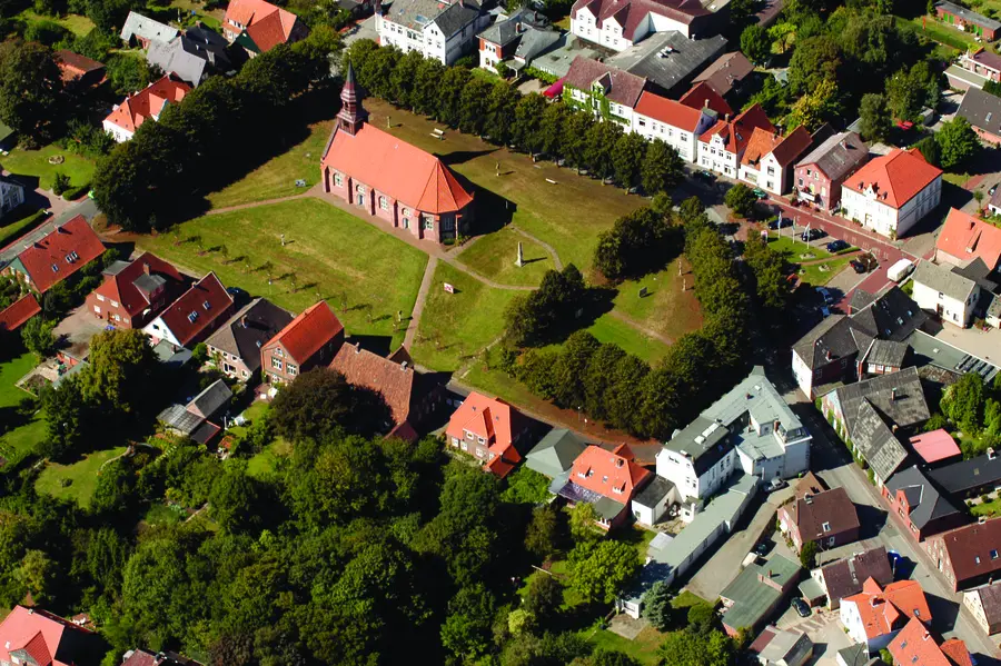 Jakobuskirche von oben