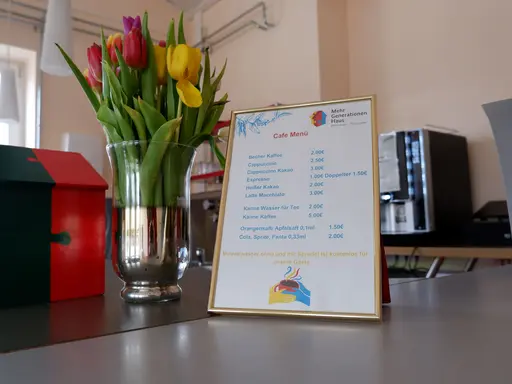 Tresen im Café des MGH