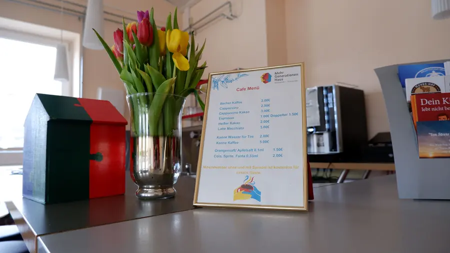 Tresen im Café des MGH