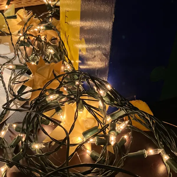 Lichterkette Deko vom Mehrgenerationenhaus